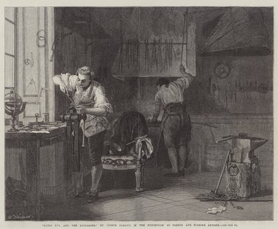 Luis XVI y el cerrajero de Joseph Caraud